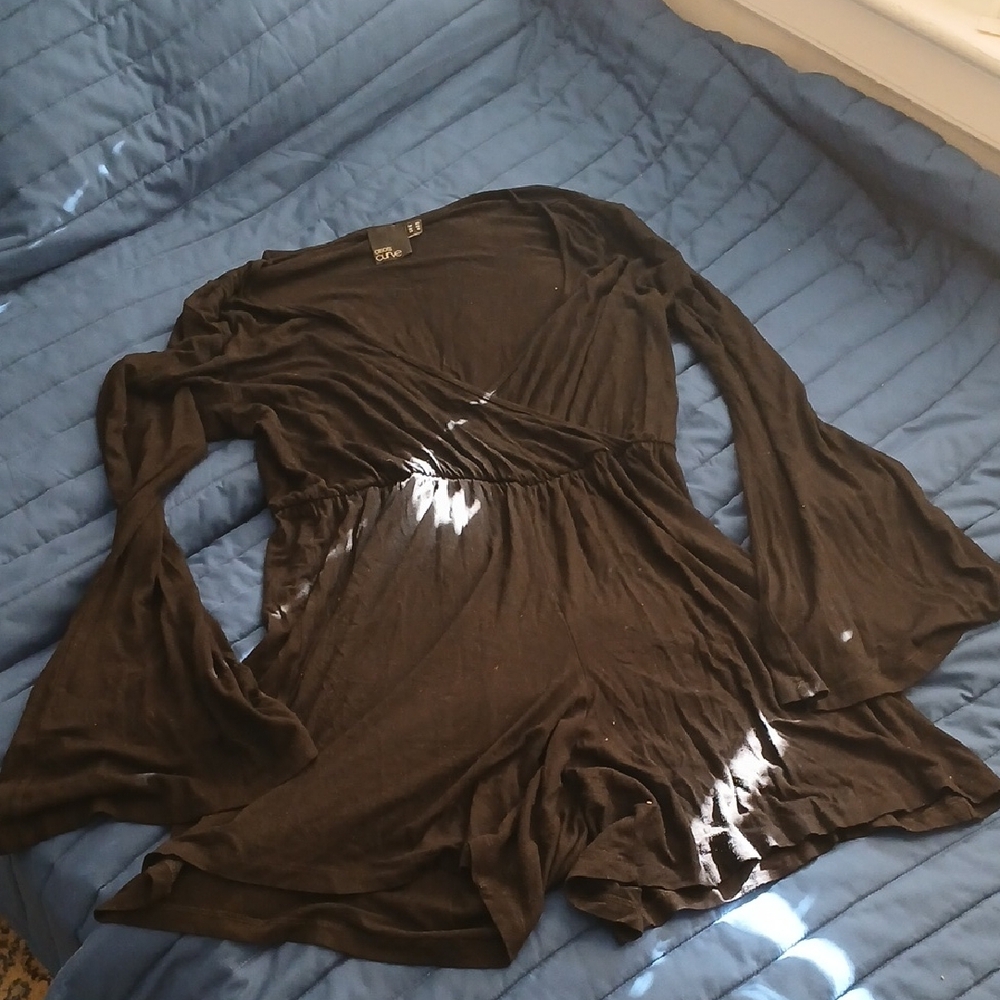 ASOS Black Long Sleeve Romper
